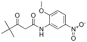 N-(2-Methoxy-5-nitrophenyl)-4,4-dimethyl-3-oxopentanamid CAS#: 192120-88-0