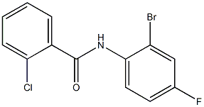 N-(2-bromo-4-fluorophenyl)-2-chlorobenzamide CAS#: 1039903-83-7