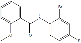 N-(2-bromo-4-fluorophenyl)-2-methoxybenzamide CAS#: 1021439-52-0