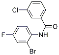 N-(2-bromo-4-fluorophenyl)-3-chlorobenzamide CAS#: 1039903-59-7