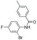 N-(2-bromo-4-fluorophenyl)-4-methylbenzamide CAS#: 1039869-66-3