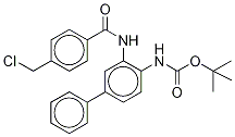 N-[3-[[4-(ChloroMethyl)benzoyl]aMino][1,1'-biphenyl]-4-yl]carbaMic Acid tert-Butyl Ester CAS#: 1003316-10-6
