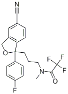 N-[3-[5-Cyano-1-(4-fluorophenyl)-1,3-dihydro-1-isobenzofuranyl]propyl]-2,2,2-trifluoro-N-MethylacetaMide CAS#: 1076199-46-6