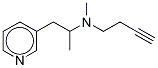 N-3-Butynyl-N,a-dimethyl-(3-pyridinyl)ethanamine CAS#: 1076199-37-5