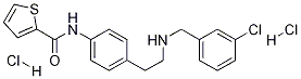 N-[4-[2-[[(3-Chlorophenyl)methyl]amino]ethyl]phenyl]-2-thiophenecarboxamidedihydrochloride CAS#: 180983-17-9