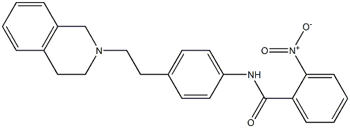 N-(4-[2-(3,4-dihydro-1H-isoquinolin-2-yl)ethyl]phenyl)-2-nitrobenzaMide CAS#: 1024592-39-9
