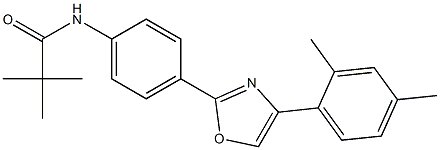 N-(4-(4-(2,4-diMethylphenyl)oxazol-2-yl)phenyl)pivalaMide CAS#: 1029726-05-3