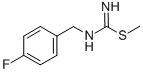 N-[(4-Fluorophenyl)methyl]carbamimidothioic acid methyl ester CAS#: 1011347-39-9