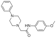 N-(4-METHOXYPHENYL)-2-(4-PHENYLPIPERAZINO)ACETAMIDE CAS#: 191598-99-9