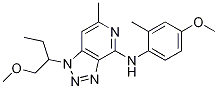 N-(4-Methoxy-2-methylphenyl)-1-[1-(methoxymethyl)propyl]-6-methyl-1H-1,2,3-triazolo[4,5-c]pyridin-4-amine CAS#: 197801-88-0