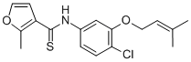 N-[4-chloro-3-(3-methylbut-2-enoxy)phenyl]-2-methyl-furan-3-carbothioamide CAS#: 178870-32-1