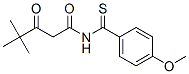 N-(4-methoxybenzenecarbothioyl)-4,4-dimethyl-3-oxo-pentanamide CAS#: 178408-09-8