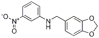 N-(Benzo[d][1,3]dioxol-5-ylMethyl)-3-nitroaniline CAS#: 191595-08-1