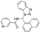 N-(Benzotriazol-1-yl-naphthalen-1-yl-methyl)-nicotinamide CAS#: 182491-57-2