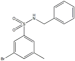 N-Benzyl-3-broMo-5-MethylbenzenesulfonaMide CAS#: 1020252-85-0