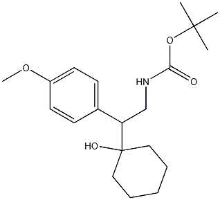 N-Boc-1-[2-Amino-1-(4-methoxyphenyl)ethyl]cyclohexanol CAS#: 1076199-18-2