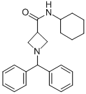 N-CYCLOHEXYL-1-(DIPHENYLMETHYL)-3-AZETIDINECARBOXAMIDE CAS#: 178311-39-2