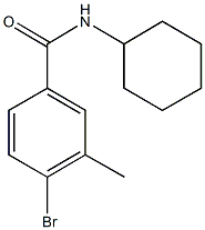 N-Cyclohexyl-4-broMo-3-MethylbenzaMide CAS#: 1020252-80-5