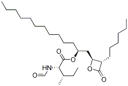 N-ForMyl-L-isoleucine (1S)-1-[[(2S,3S)-3-Hexyl-4-oxo-2-oxetanyl]Methyl]dodecyl Ester CAS#: 1072902-75-0