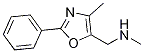 N-METHYL-(4-METHYL-2-PHENYL-1,3-OXAZOL-5-YLMETHYL)AMINE CAS#: 1031843-28-3