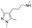 N-METHYL-N-[3-(1,3,5-TRIMETHYL-1H-PYRAZOL-4-YL)PROPYL]AMINE CAS#: 1019130-43-8