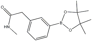 N-Methyl-2-[3-(4,4,5,5-tetramethyl-1,3,2-dioxaborolan-2-yl)phenyl]acetamide CAS#: 1036761-96-2