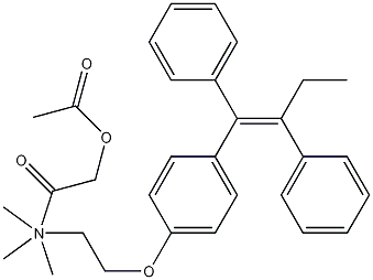 N-Methyl-N-(2-acetoxyacetyl)tamoxifen CAS#: 1076198-47-4