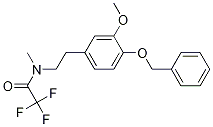 N-Methyl-N-trifluoroacetyl-4-benzyloxy-3-methoxyphenethylamine CAS#: 1076198-60-1