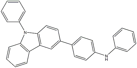N-Phenyl-4-(9-phenyl-9H-carbazol-3-yl)benzenamine CAS#: 1072194-21-8