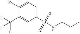 N-Propyl 4-BroMo-3-trifluoroMethylbenzenesulfonaMide CAS#: 1020253-00-2