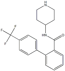 N-(piperidin-4-yl)-4'-(trifluoromethyl)-[1,1'-biphenyl]-2-carboxamide CAS#: 182439-41-4