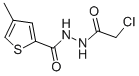 N'2-(2-CHLOROACETYL)-4-METHYLTHIOPHENE-2-CARBOHYDRAZIDE CAS#: 199938-54-0