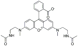 N,N'-BIS[2-(ACETAMIDO)ETHYL]-N,N'-DIMETHYLRHODAMINE CAS#: 1022835-74-0