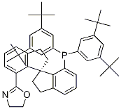 Oxazole,2-[(1S)-7'-[bis[3,5-bis(1,1-dimethylethyl)phenyl]phosphino]-2,2',3,3'-tetrahydro-1,1'-spirobi[1H-inden]-7-yl]-4,5-dihydro- CAS#: 1040274-18-7