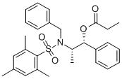 PROPIONIC ACID (1R,2S)-2-[N-BENZYL-N-(MESITYLENESULFONYL)AMINO]-1-PHENYLPROPYL ESTER CAS#: 187324-66-9
