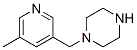 Piperazine, 1-[(5-methyl-3-pyridinyl)methyl]- (9CI) CAS#: 182354-90-1