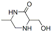 Piperazinone, 3-(hydroxymethyl)-6-methyl- (9CI) CAS#: 193217-35-5