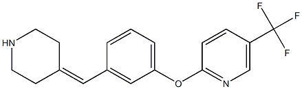 Pyridine, 2-[3-(4-piperidinylideneMethyl)phenoxy]-5-(trifluoroMethyl)- CAS#: 1020336-04-2