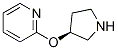 Pyridine, 2-[(3S)-3-pyrrolidinyloxy]- CAS#: 1029805-88-6