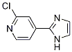 Pyridine,  2-chloro-4-(1H-imidazol-2-yl)- CAS#: 1006589-03-2