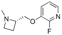 Pyridine, 2-fluoro-3-[[(2S)-1-methyl-2-azetidinyl]methoxy]- (9CI) CAS#: 186589-00-4