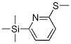 Pyridine, 2-(methylthio)-6-(trimethylsilyl)- (9CI) CAS#: 199273-59-1