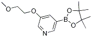 Pyridine, 3-(2-Methoxyethoxy)-5-(4,4,5,5-tetraMethyl-1,3,2-dioxaborolan-2-yl)- CAS#: 1010104-34-3