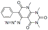 Pyrido[2,3-d]pyrimidine-2,4,7(1H,3H,8H)-trione,  5-azido-1,3,8-trimethyl-6-phenyl- CAS#: 189998-48-9