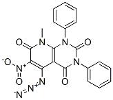 Pyrido[2,3-d]pyrimidine-2,4,7(1H,3H,8H)-trione,  5-azido-8-methyl-6-nitro-1,3-diphenyl- CAS#: 189998-38-7