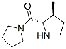 Pyrrolidine, 1-[(3-methyl-2-pyrrolidinyl)carbonyl]-, (2S-trans)- (9CI) CAS#: 192821-74-2