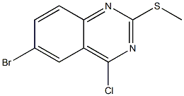 QUINAZOLINE, 6-BROMO-4-CHLORO-2-(METHYLTHIO)- CAS#: 1003043-76-2
