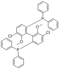 (R)-(+)-5,5'-DICHLORO-6,6'-DIMETHOXY-2,2'-BIS(DIPHENYLPHOSPHINO)-1,1'-BIPHENYL CAS#: 185913-97-7