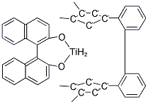 (R)-BIPHENYL-(3,4-DIMETHYL-1-CYCLOPENTADIENYL)-TITANIUM(IV)-(R)-1,1'-BINAPHTHYL-2 CAS#: 198490-77-6