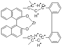 (R)-BIPHENYL-(3,4-DIMETHYL-1-CYCLOPENTADIENYL)-ZIRCONIUM(IV)-(R)-(1,1'-BINAPHTHYL-2) CAS#: 198491-04-2